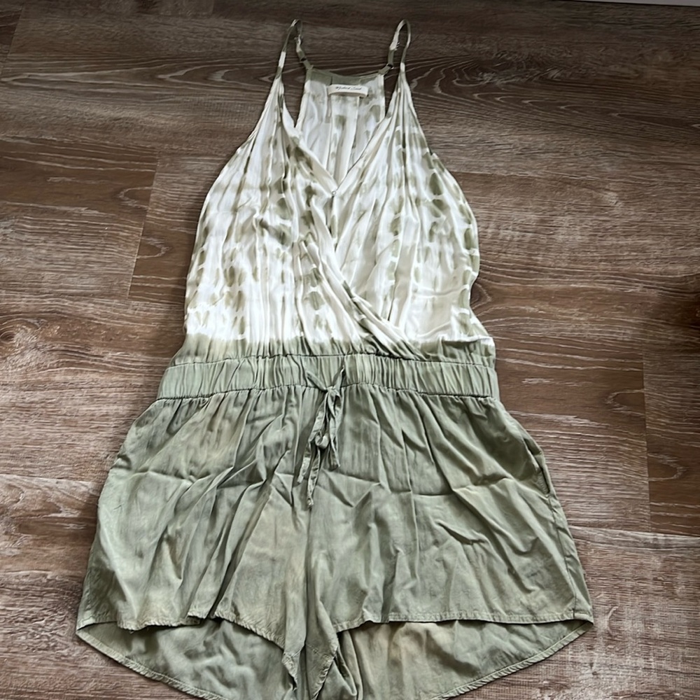 Boutique Romper Sage Green